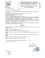arrêté 2025-047 Chemin du Bois Blanc