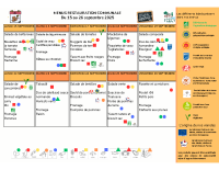 Du 15 septembre au 26 septembre