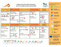 du 17 au 28 novembre