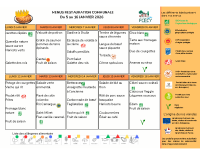 Du 5 au 16 janvier école