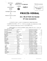 PV ELECTIONS MAIRE ET ADJOINTS