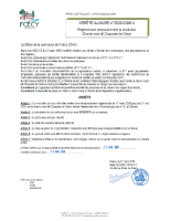 arrêté 2026-028 Chaussé de César